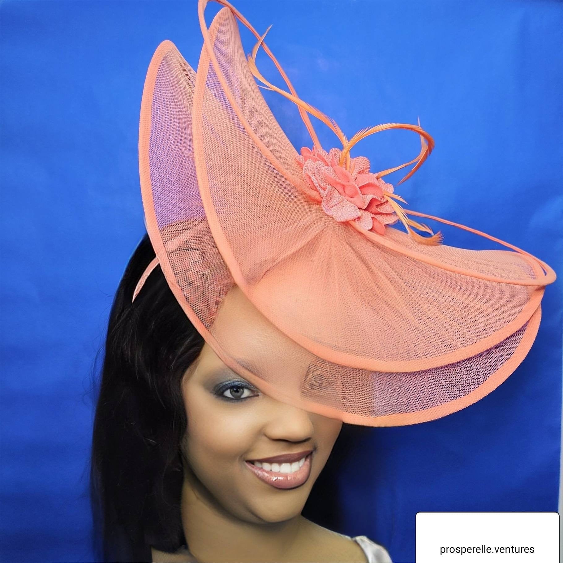 Wide Brim Hat Wedding Hat Fashions on the field Mother of the Bride Prosperelle Millinery